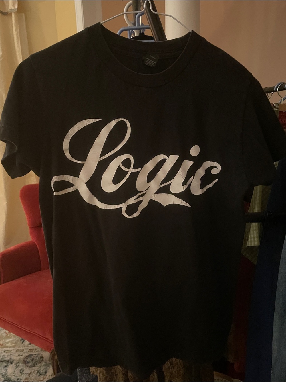 Logic merch Graphic Tee in Black